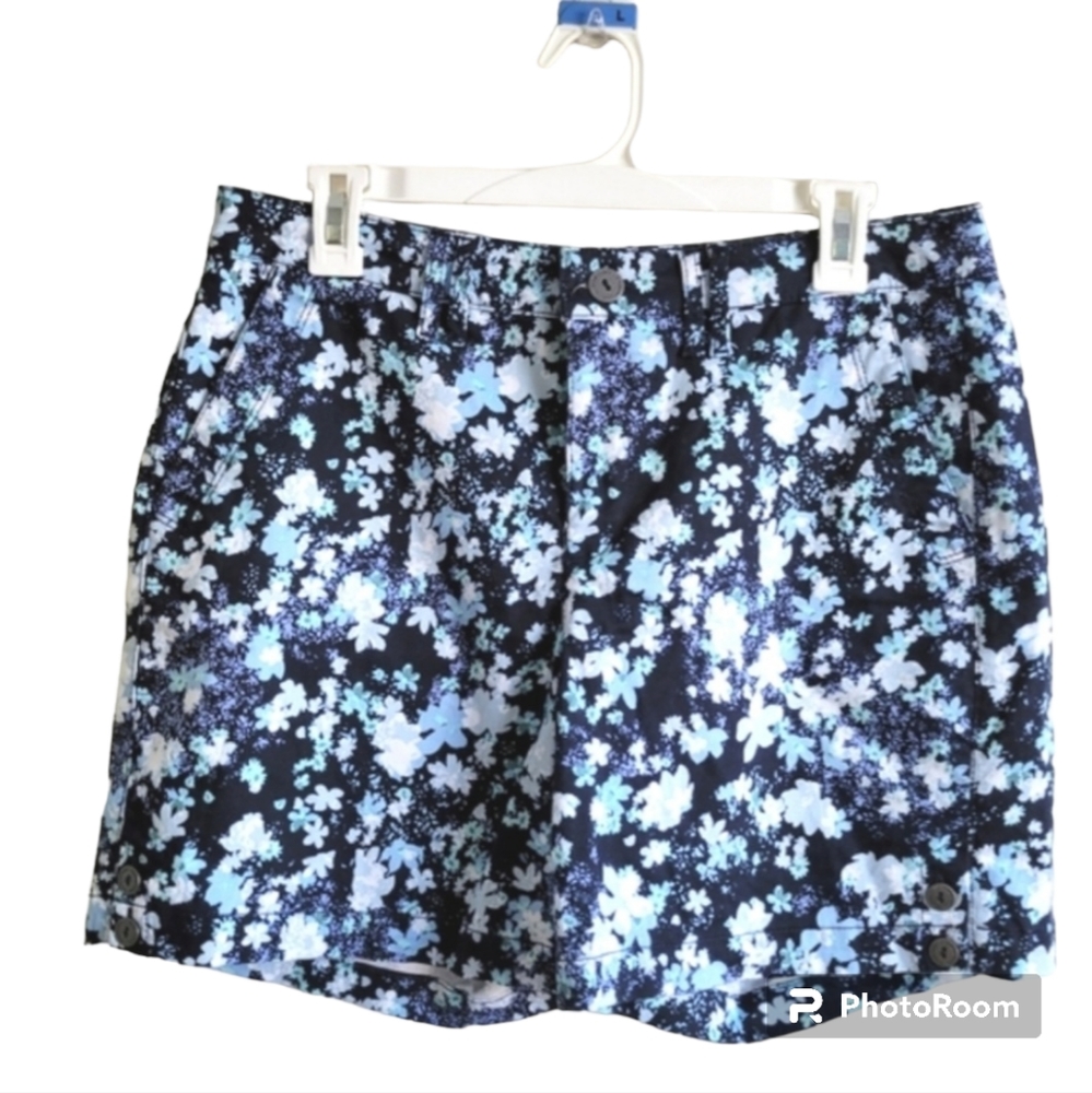 Gloria Vanderbilt Floral Shorts Size 6